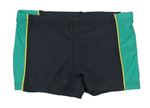 Antracitovo-zelené nohavičkové plavky C&A