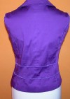 Dámská fialová plátěná vesta