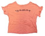 Dívčí trička s krátkým rukávem velikost 134, F&F