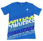 Modré tričko s logem Converse