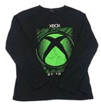 Černé pyžamové triko s X-box Primark