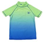 Světlezeleno-modré tónované UV tričko Next 