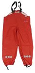 Červené nepromokavé laclové kalhoty Kozi Kidz