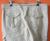 Dámské béžové plátěné 3/4 kalhoty zn. New Look
