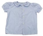 Modro-bílá pruhovaná košile s límečkem Nicoletta Fenna