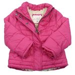 Růžová šusťáková zimní bunda H&M