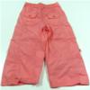 Růžové plátěné roll-up kalhoty zn. Marks&Spencer