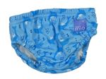 Modré plenkové chlapecké plavky s delfíny Bambino