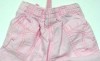 Růžové 7/8 lněné kalhoty zn. Next