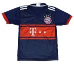 Tmavomodro-červený sportovní funkční dres FC Bayern