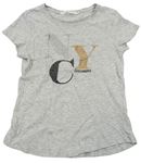 Dívčí trička s krátkým rukávem velikost 152, H&M