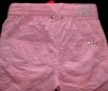 Outlet - růžové plátěné rolovací kalhoty zn. millie