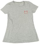 Luxusní dívčí trička s krátkým rukávem velikost 164