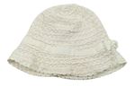 Bílý krajkový klobouk H&M