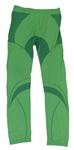 Zelené vzorované funkční kalhoty