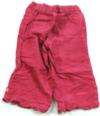 Růžové manžestrové kalhoty zn. Gymboree 