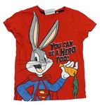 Červené tričko s Bugs Bunnym 