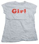 Levné dívčí trička s krátkým rukávem velikost 152
