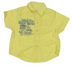 Žlutá košile s potiskem Early Days