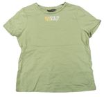 Zelené tričko s nápisem Primark