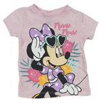 Růžové tričko s Minnie Disney