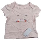 Dívčí trička s krátkým rukávem velikost 74 Mothercare