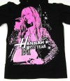 Černá mikinka s kapucí Hannah Montana