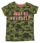 Army tričko s nápisem Primark