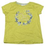 Dívčí trička s krátkým rukávem velikost 104