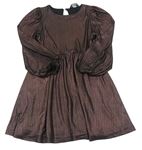 Černo-měděné melírované šaty Primark