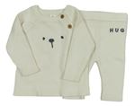 2set - Bílý svetr s medvídkem + tepláky M&S